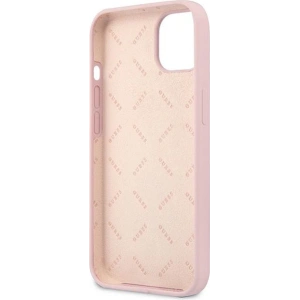 Hurtownia GSM - Case Guess GUHCP13SSLTGU Apple iPhone 13 mini lila/purple Hardcase Silikon-Dreieck - GUE1708PRP - {ean13} - Hurt