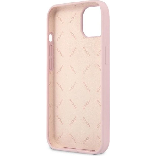 Etui Guess GUHCP13SSLTGU Apple iPhone 13 mini fioletowy/purple hardcase Silicone Triangle