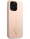 Hurtownia GSM - Etui Guess GUHCP13XSLTGP Apple iPhone 13 Pro Max różowy/pink hardcase Silicone Triangle - GUE1710PNK - {ean13} - Hurt