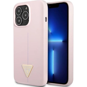 Etui Guess GUHCP13XSLTGU Apple iPhone 13 Pro Max fioletowy/purple hardcase Silicone Triangle