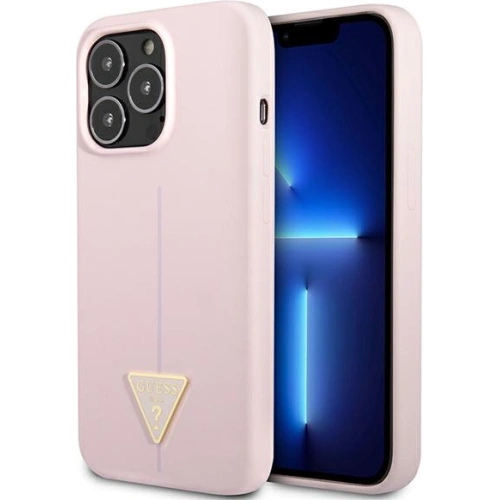 Etui Guess GUHCP13XSLTGU Apple iPhone 13 Pro Max fioletowy/purple hardcase Silicone Triangle