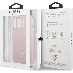 Etui Guess GUHCP13XSLTGU Apple iPhone 13 Pro Max fioletowy/purple hardcase Silicone Triangle