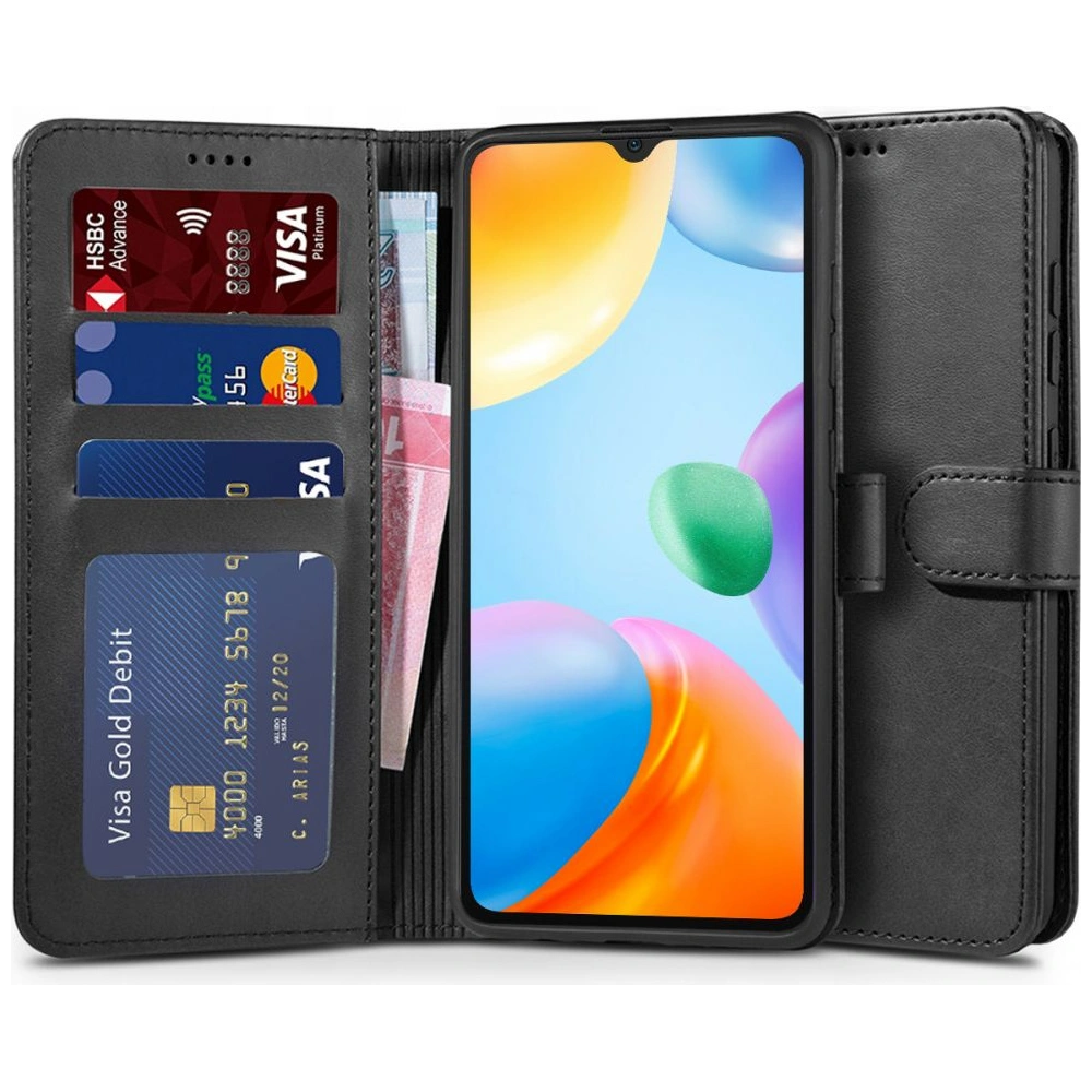 Hurtownia GSM - Etui Tech-Protect Wallet Redmi 10C černé - THP1002BLK - {ean13} - Hurt
