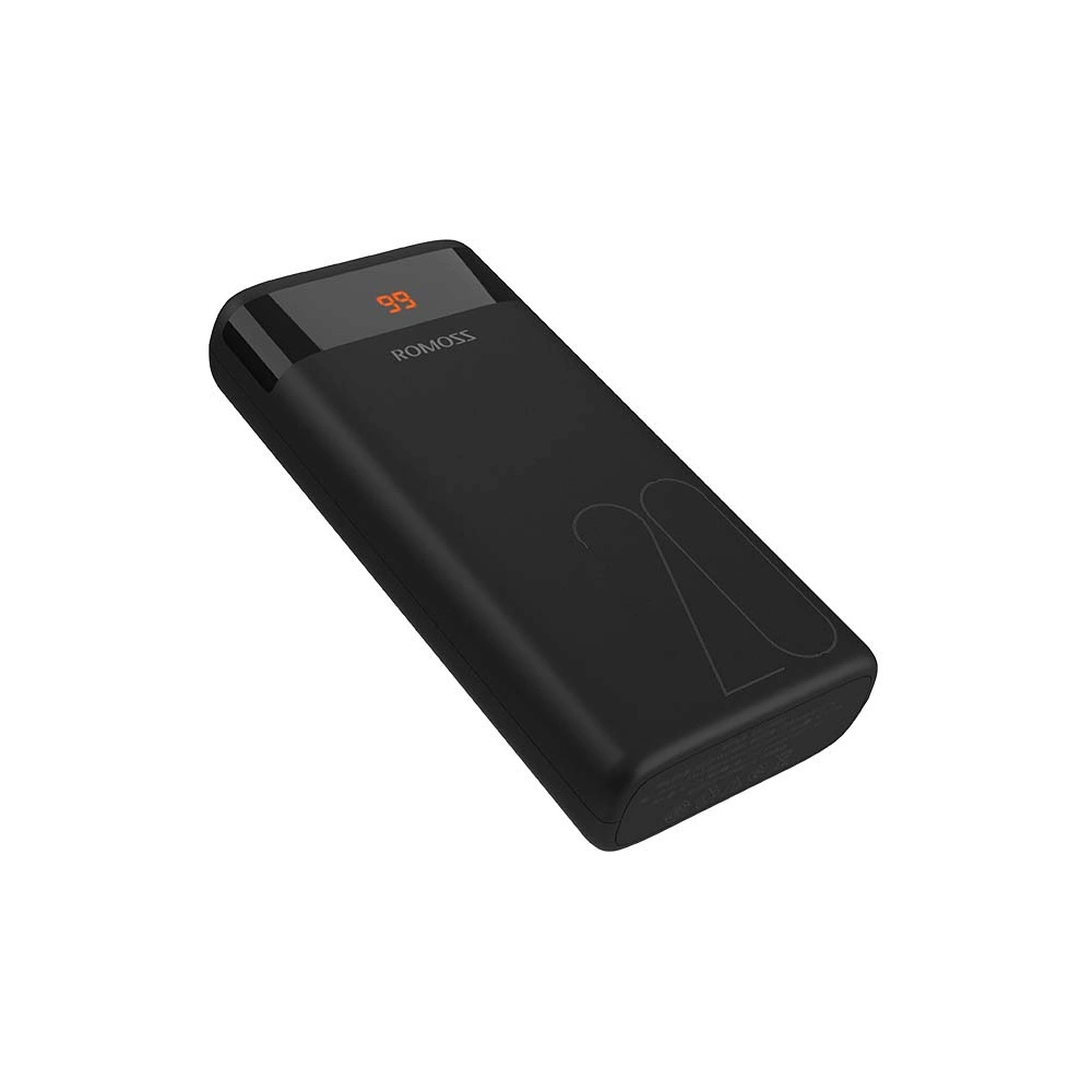Wholesale Powerbank Romoss Ares 20 20000mAh 2xUSB-A, USB-C, microUSB, Lightning (black) - ROM003BLK - {ean13} - Hurt