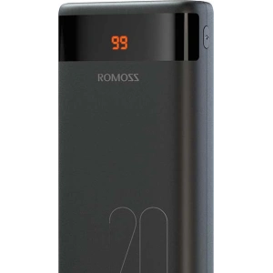 Wholesale Powerbank Romoss Ares 20 20000mAh 2xUSB-A, USB-C, microUSB, Lightning (black) - ROM003BLK - {ean13} - Hurt