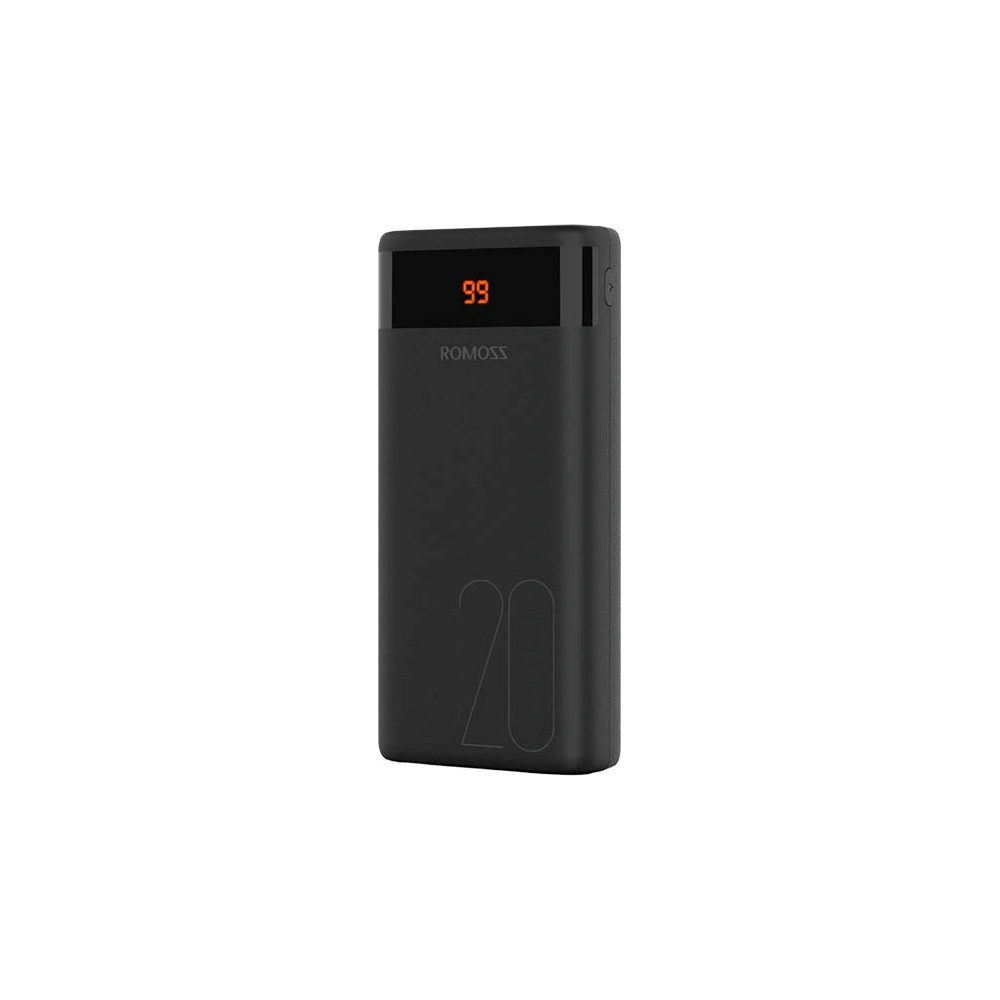 Hurtownia GSM - Powerbank Romoss Ares 20 20000mAh 2xUSB-A, USB-C, microUSB, Lightning (černý) - ROM003BLK - {ean13} - Hurt
