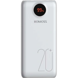 Wholesale Powerbank Romoss SW20PS+ 20000mAh 18W 2xUSB-A, USB-C, microUSB, Lightning (white) - ROM008WHT - {ean13} - Hurt