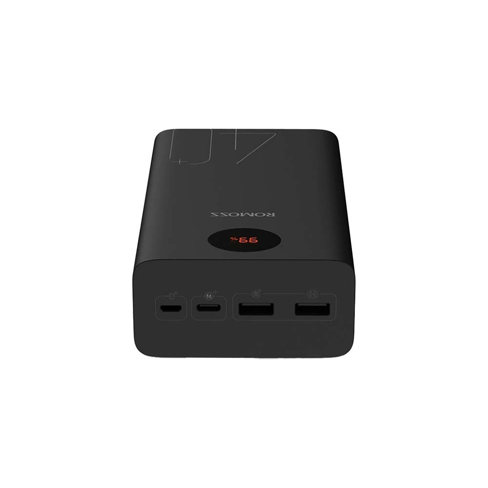 Hurtownia GSM - Powerbank Romoss PEA40 40000mAh QC 3.0 2xUSB-A, USB-C, microUSB (černý) - ROM009BLK - {ean13} - Hurt