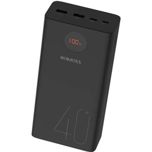 Wholesale Powerbank Romoss PEA40 40000mAh QC 3.0 2xUSB-A, USB-C, microUSB (black) - ROM009BLK - {ean13} - Hurt