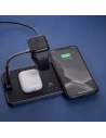 Hurtownia GSM - Ładowarka bezprzewodowa Adam Elements Omnia Q3 do 3 urządzeń z uchwytem do Apple Watch (czarna) - ADAM003BLK - {ean13} - Hurt