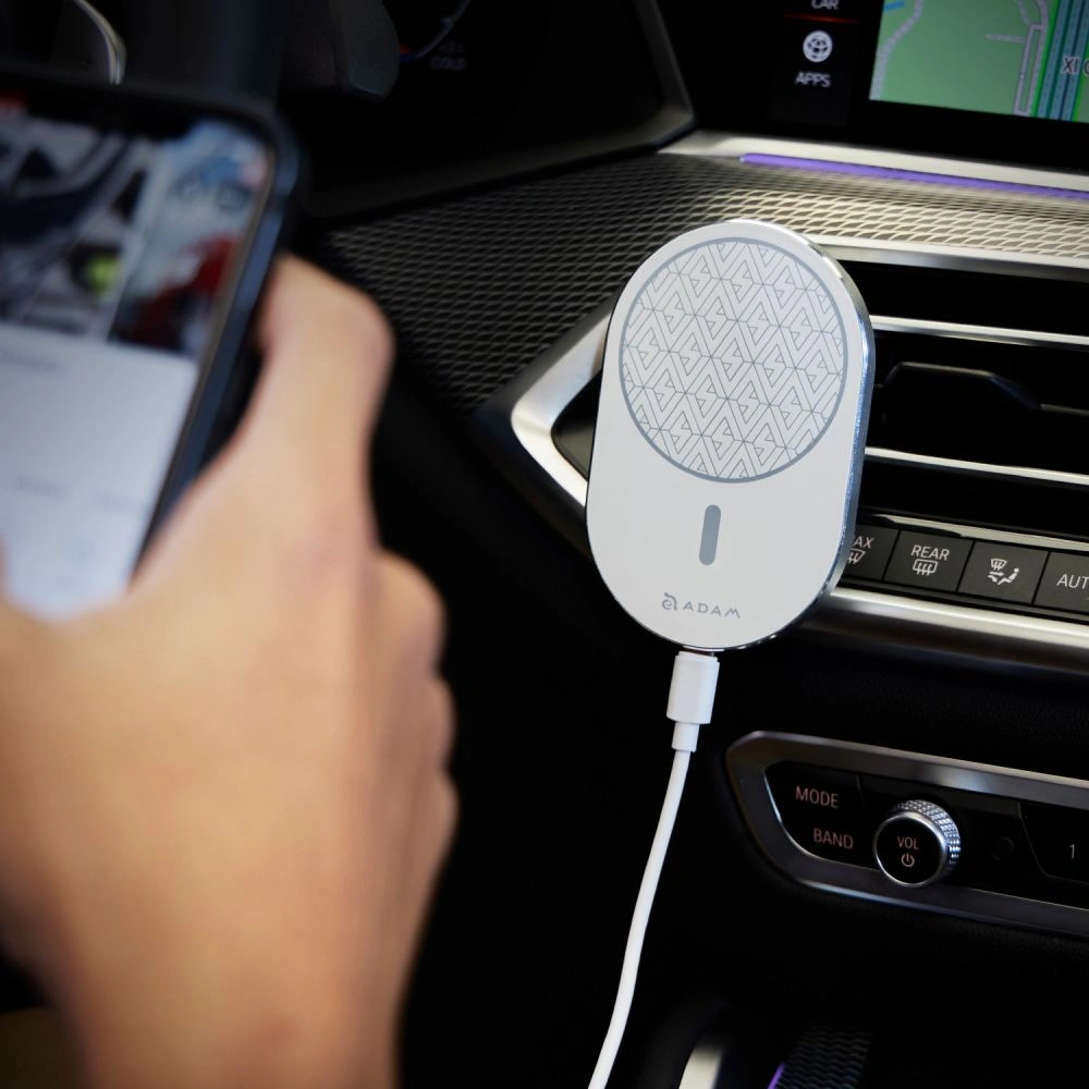 Hurtownia GSM - Držák do auta s nabíječkou MagSafe Adam Elements Omnia C2 (bílý) - ADAM007WHT - {ean13} - Hurt