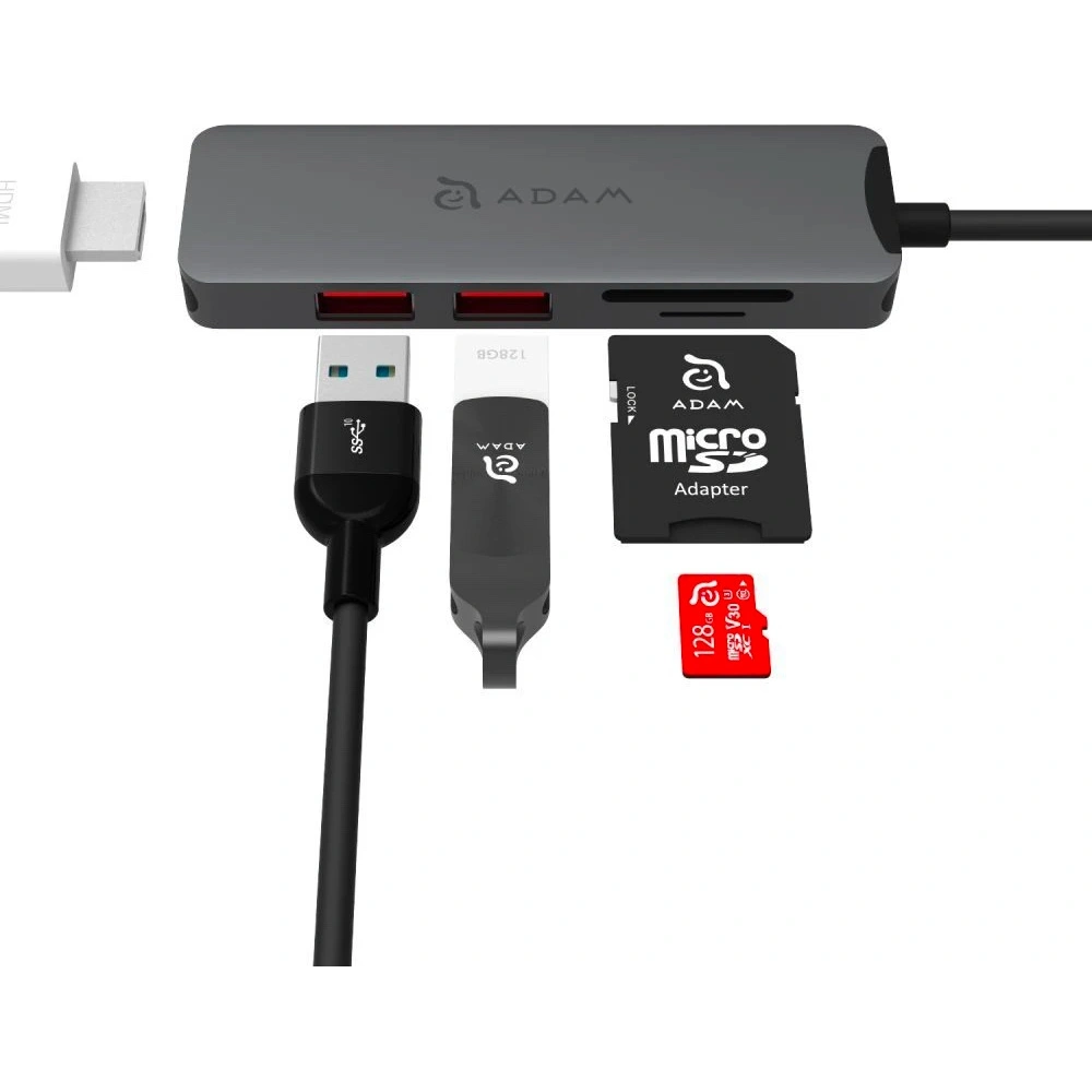 Hurtownia GSM - Hub Adam Elements Casa Hub A05 USB-C pro 5 zařízení - ADAM011 - {ean13} - Hurt