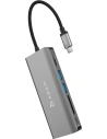 Hub Adam Elements Casa Hub A01 USB-C 6 portów (szary)
