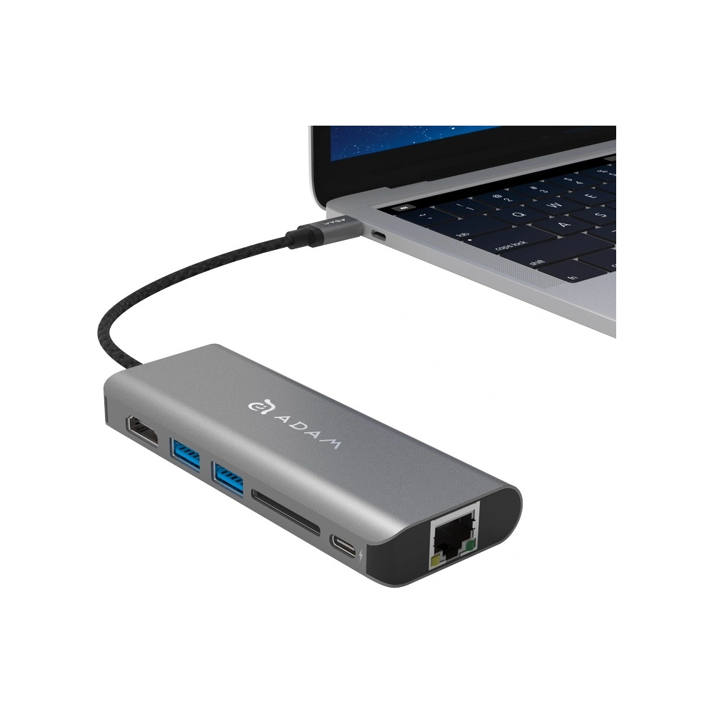 Hurtownia GSM - Hub Adam Elements Casa Hub A01 USB-C 6 portů (šedý) - ADAM013GRY - {ean13} - Hurt