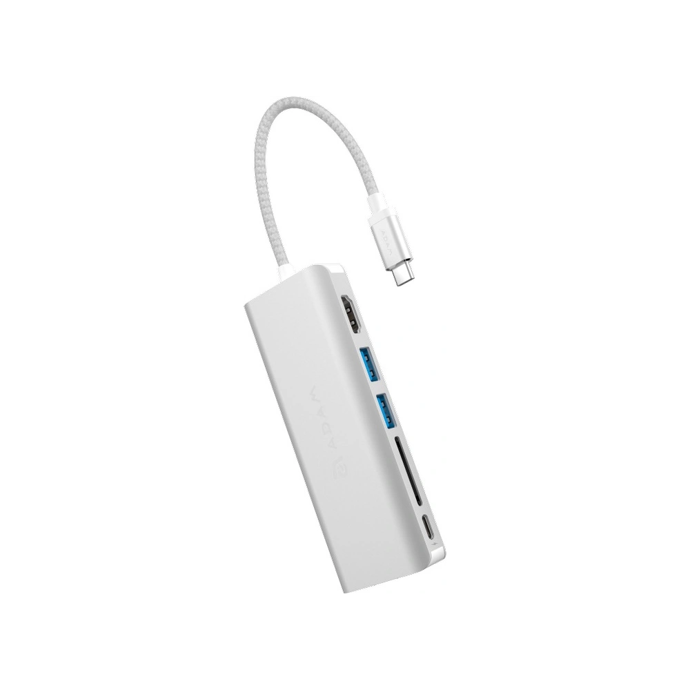 Hurtownia GSM - Hub Adam Elements Casa Hub A01 USB-C 6 portů (stříbrný) - ADAM014SLV - {ean13} - Hurt