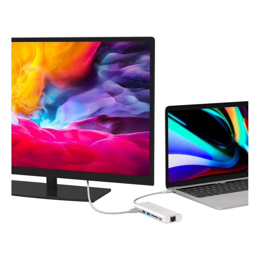 Hurtownia GSM - Hub Adam Elements Casa Hub A01 USB-C 6 portů (stříbrný) - ADAM014SLV - {ean13} - Hurt