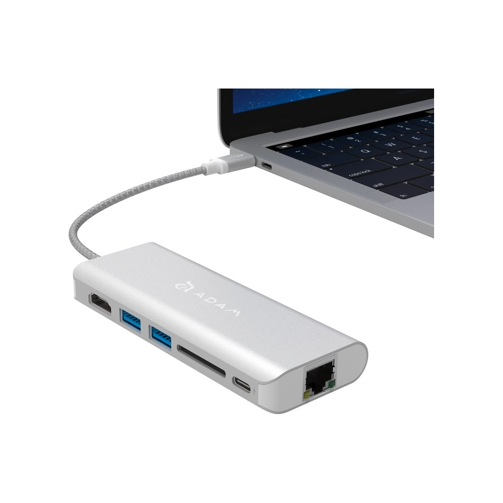 Hurtownia GSM - Hub Adam Elements Casa Hub A01 USB-C 6 portů (stříbrný) - ADAM014SLV - {ean13} - Hurt