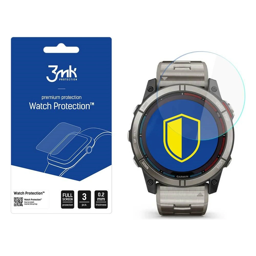 Hurtownia GSM - Hybrydní sklo 3MK FlexibleGlass Ochrana hodinek Garmin Quatix 7X - 3MK3029 - {ean13} - Hurt
