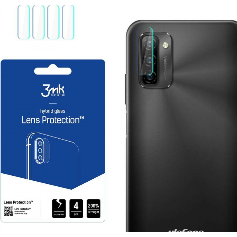 Hurtownia 3MK - 5903108473651 - 3MK3040 - Szkło hybrydowe na obiektyw aparatu 3MK Lens Protection Ulefone Note 12P [4 PACK] - B2B homescreen