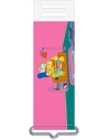 Pasek Samsung Galaxy S22/S22+ Plus/S22 Ultra GP-TOU021HOGPW do etui Silicone Cover z paskiem Simpsons różowy/pink