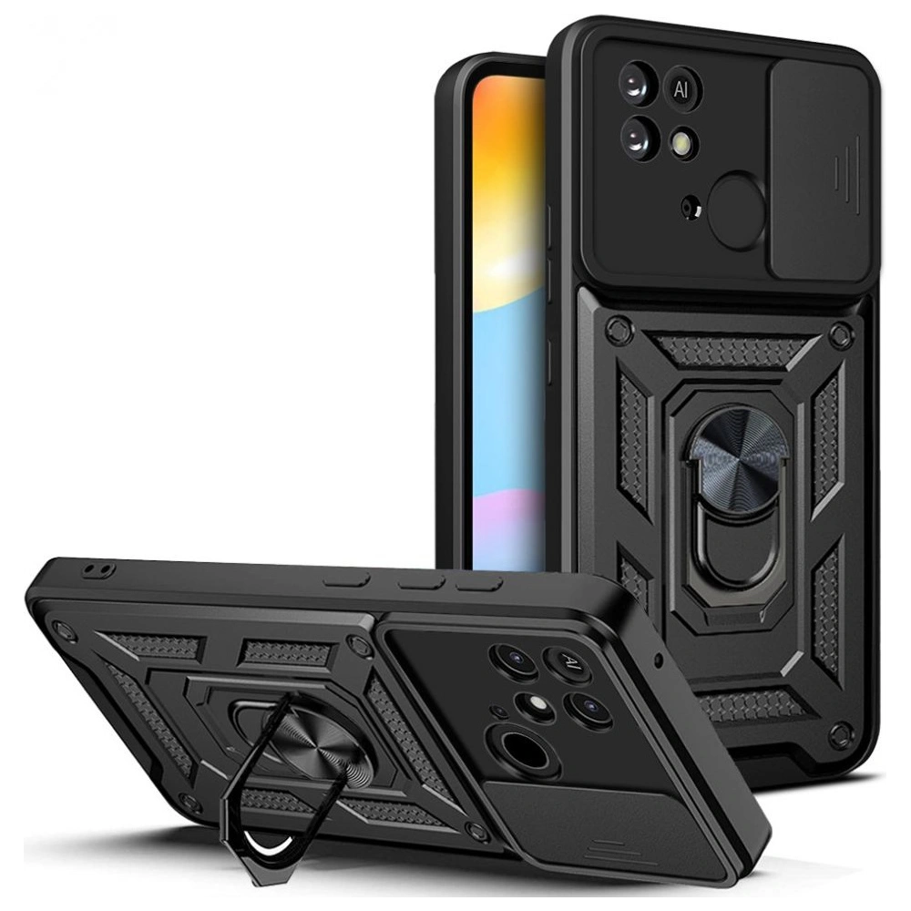 Hurtownia GSM - Etui Tech-Protect CamShield Pro Redmi 10C černé - THP1003BLK - {ean13} - Hurt