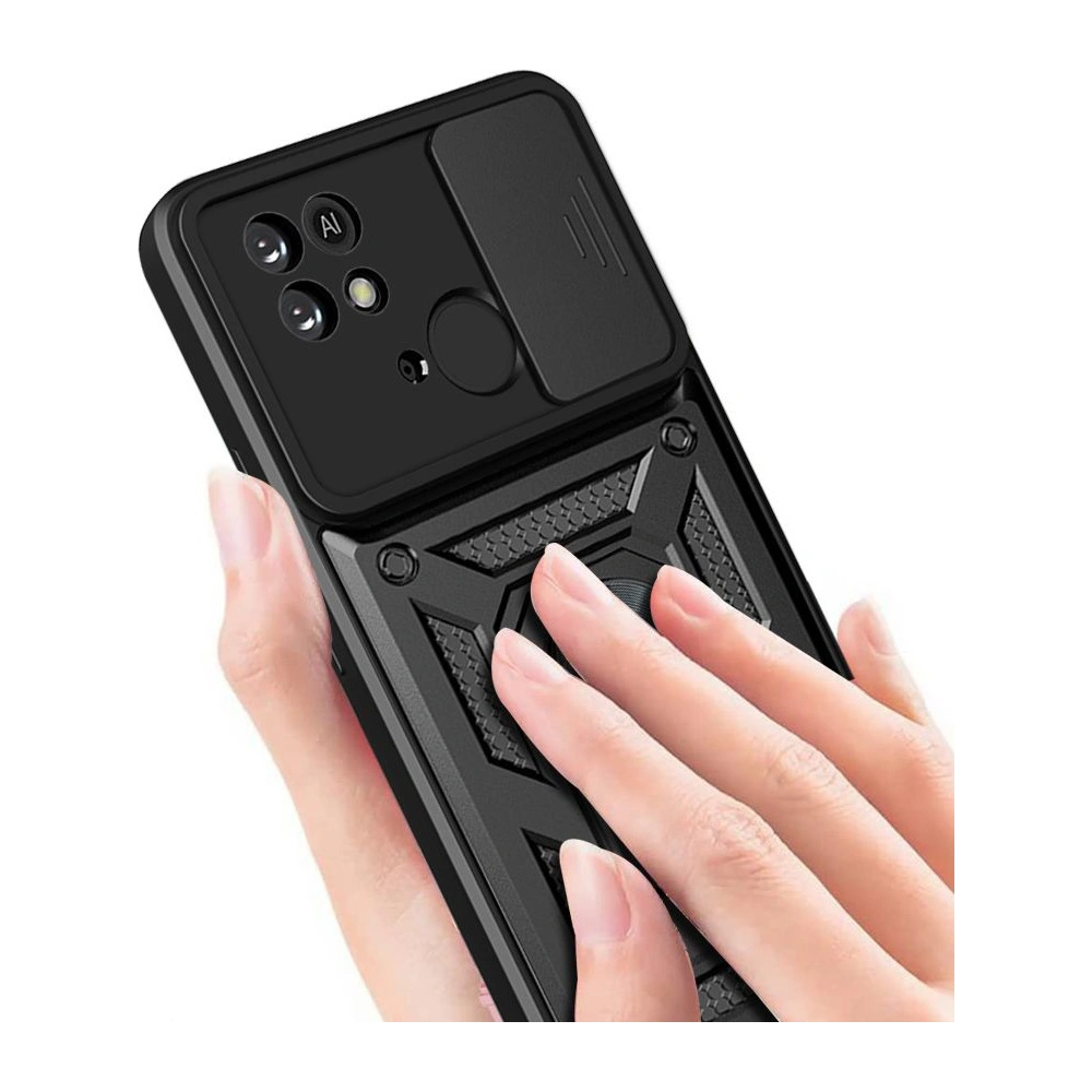 Hurtownia GSM - Etui Tech-Protect CamShield Pro Redmi 10C černé - THP1003BLK - {ean13} - Hurt