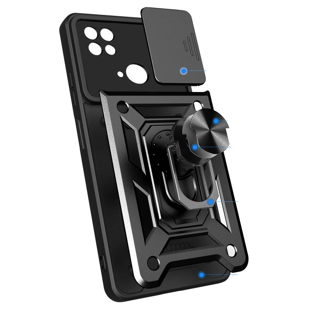 Hurtownia GSM - Etui Tech-Protect CamShield Pro Redmi 10C černé - THP1003BLK - {ean13} - Hurt