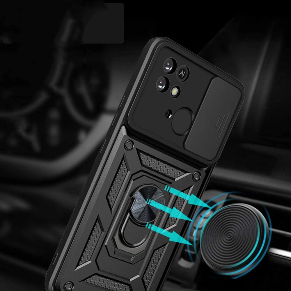 Hurtownia GSM - Etui Tech-Protect CamShield Pro Redmi 10C černé - THP1003BLK - {ean13} - Hurt