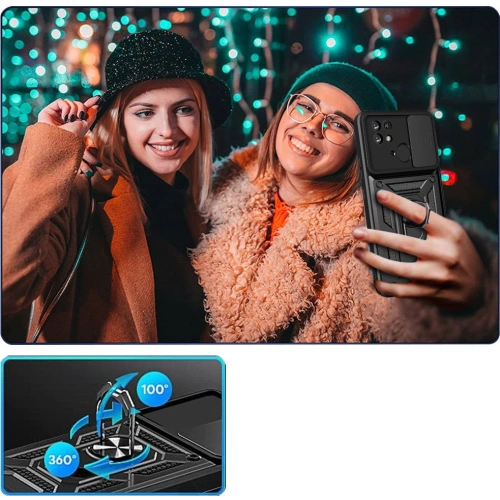 Etui Tech-Protect CamShield Pro Redmi 10C Black