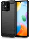 Case Tech-Protect TPUCarbon Redmi 10C Schwarz