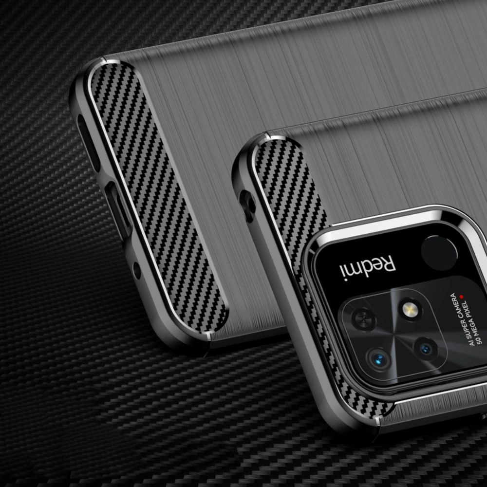 Hurtownia GSM - Etui Tech-Protect TPUCarbon Redmi 10C Černá - THP1004BLK - {ean13} - Hurt