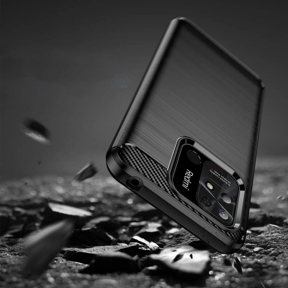 Hurtownia GSM - Etui Tech-Protect TPUCarbon Redmi 10C Černá - THP1004BLK - {ean13} - Hurt