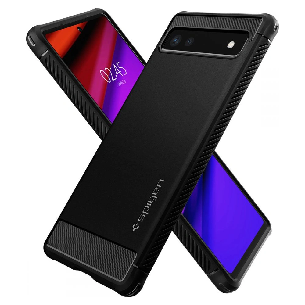 Hurtownia GSM - Etui Spigen Rugged Armor Google Pixel 6a Matná černá - SPN2237BLK - {ean13} - Hurt
