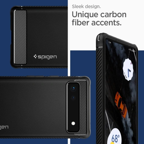 Etui Spigen Rugged Armor Google Pixel 6a Matte Black