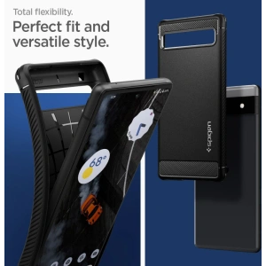 Hurtownia GSM - Case Spigen Rugged Armor Google Pixel 6a Matt Schwarz - SPN2237BLK - {ean13} - Hurt