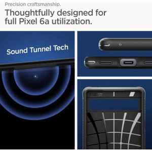 Hurtownia GSM - Etui Spigen Rugged Armor Google Pixel 6a Matná černá - SPN2237BLK - {ean13} - Hurt