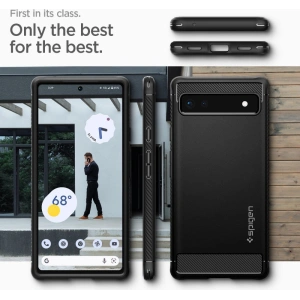 Hurtownia GSM - Case Spigen Rugged Armor Google Pixel 6a Matt Schwarz - SPN2237BLK - {ean13} - Hurt