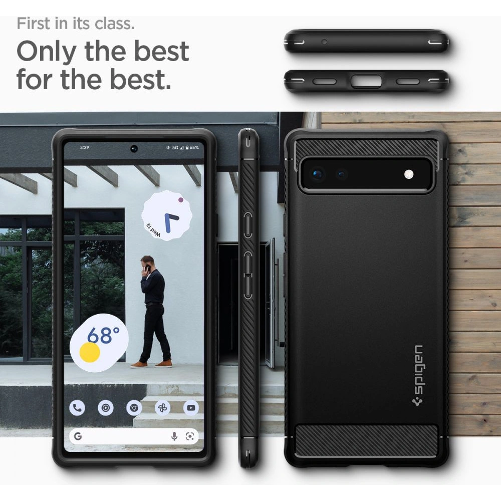 Hurtownia GSM - Etui Spigen Rugged Armor Google Pixel 6a Matná černá - SPN2237BLK - {ean13} - Hurt