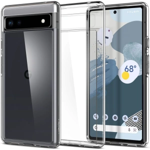 Hurtownia GSM - Case Spigen Ultra Hybrid Google Pixel 6a Crystal Clear - SPN2238CL - {ean13} - Hurt