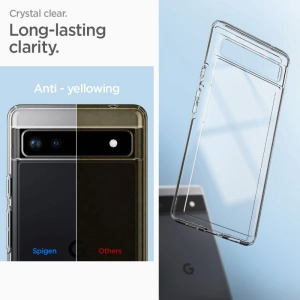 Hurtownia GSM - Case Spigen Ultra Hybrid Google Pixel 6a Crystal Clear - SPN2238CL - {ean13} - Hurt