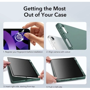 Hurtownia GSM - Case ESR Rebound Pencil Apple iPad Air 10.9 2020/2022 (4. und 5. Generation) / iPad Air 11 2024 (6. Generation) Grün - ESR493GRN - {ean13} - Hurt
