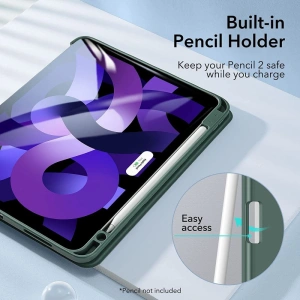 Hurtownia GSM - Case ESR Rebound Pencil Apple iPad Air 10.9 2020/2022 (4. und 5. Generation) / iPad Air 11 2024 (6. Generation) Grün - ESR493GRN - {ean13} - Hurt