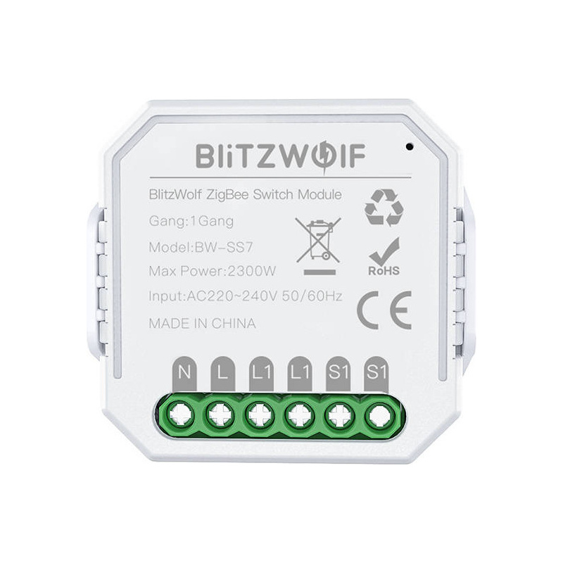 Hurtownia BlitzWolf - 5907489608275 - BLZ484 - Inteligentny przełącznik WiFi Blitzwolf BW-SS7 - B2B homescreen