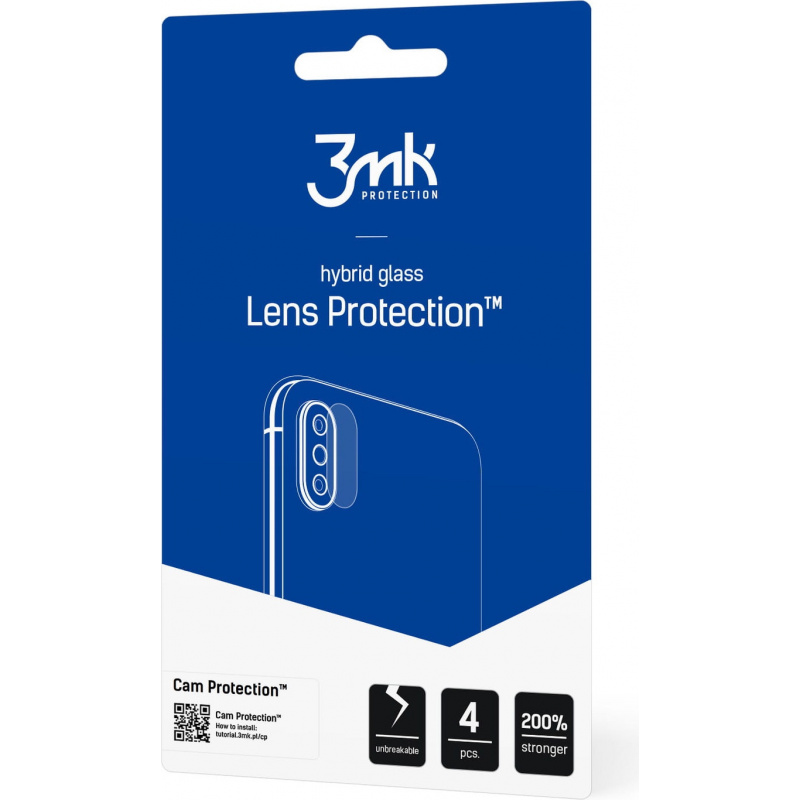 Hurtownia 3MK - 5903108440608 - 3MKD1933 - Szkło hybrydowe na obiektyw aparatu 3MK Lens Protection Samsung Galaxy M52 [4 PACK] - B2B homescreen