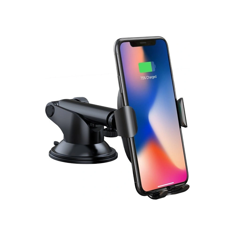 Wholesale Baseus Gravity Car Mount with inductive charger Qi (Black) - BSU3240BLK - {ean13} - Hurt