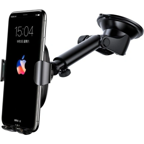 Samochodowy uchwyt grawitacyjny Baseus z ładowarką indukcyjną Qi (czarny)