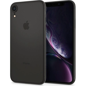 Etui Spigen Airskin Apple iPhone XR černé