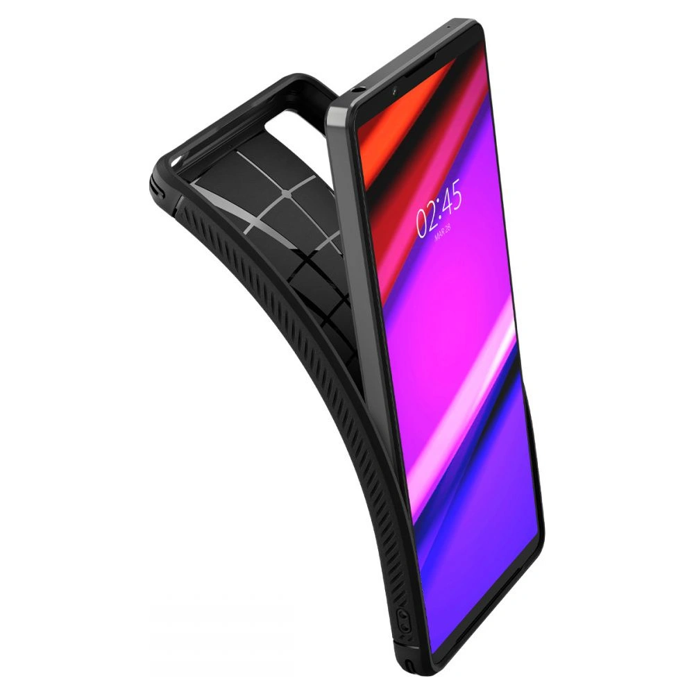 Hurtownia GSM - Etui Spigen Rugged Armor Sony Xperia 1 IV Matná Černá - SPN2243BLK - {ean13} - Hurt