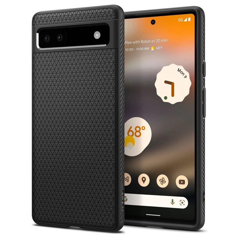 Wholesale Spigen Liquid Air Google Pixel 6a Matte Black - SPN2245BLK - {ean13} - Hurt