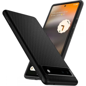 Hurtownia GSM - Case Spigen Liquid Air Google Pixel 6a Matt Schwarz - SPN2245BLK - {ean13} - Hurt